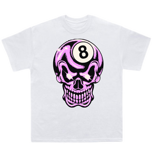 8 Ball Skull Tee