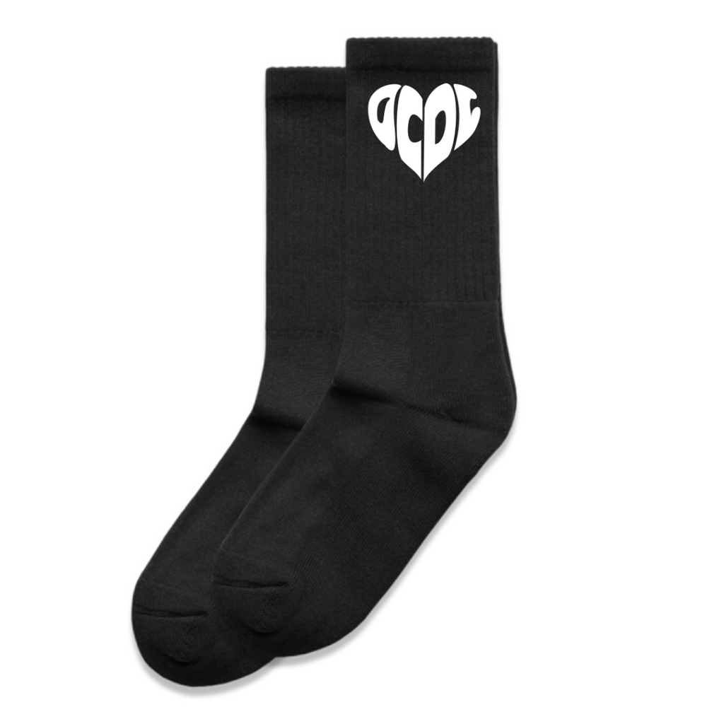 OCDC Heart Logo Terry Socks