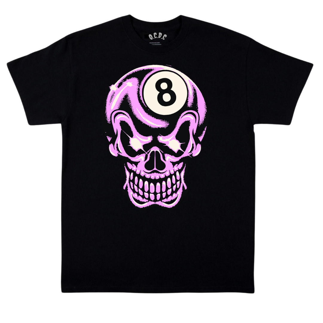 8 Ball Skull Tee