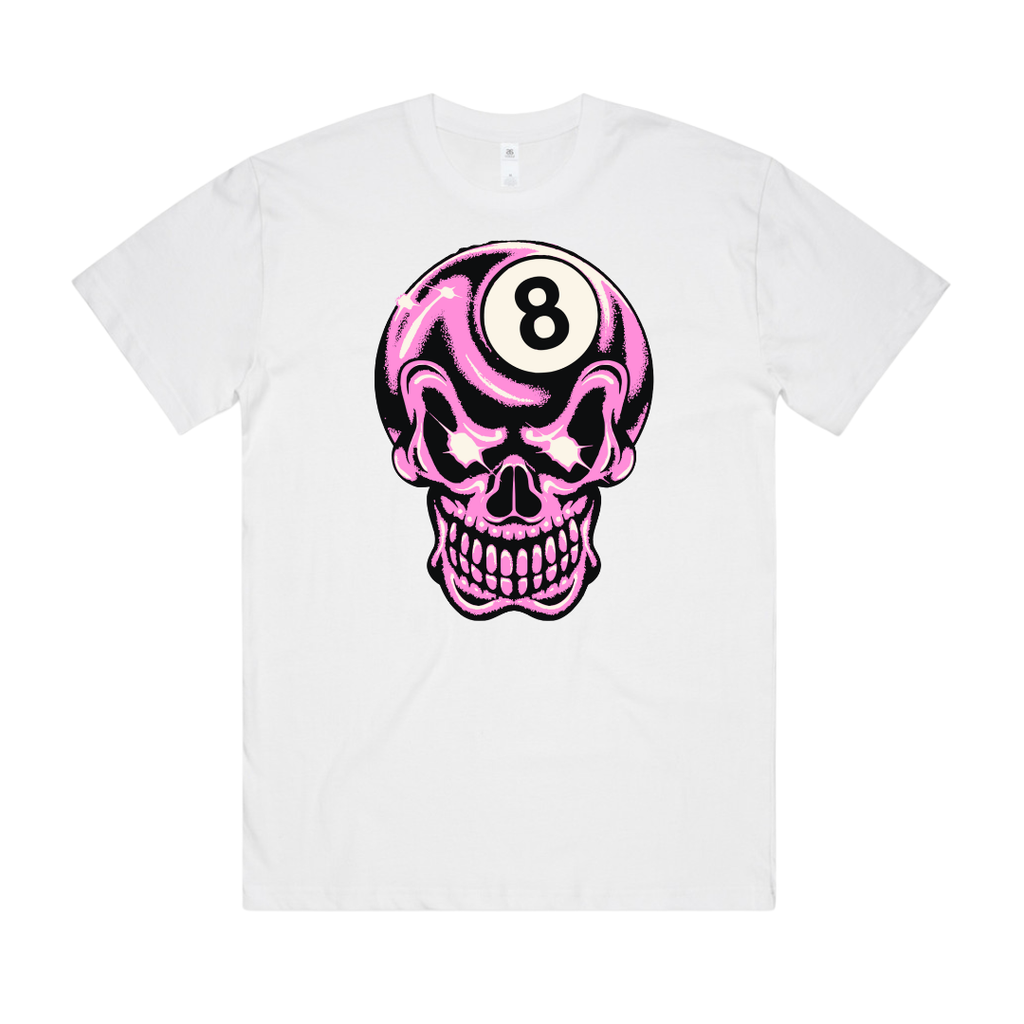 8 Ball Skull Tee