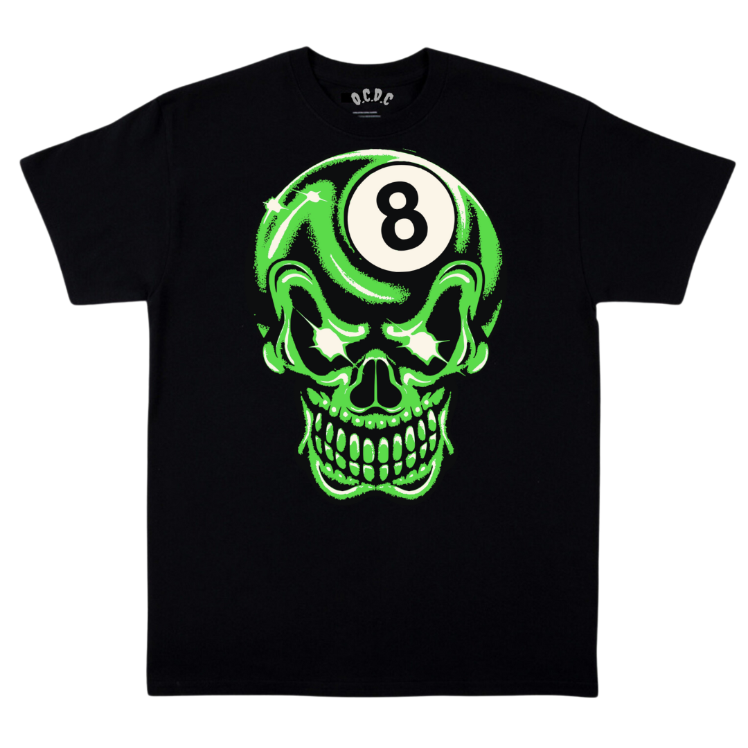 8 Ball Skull Tee