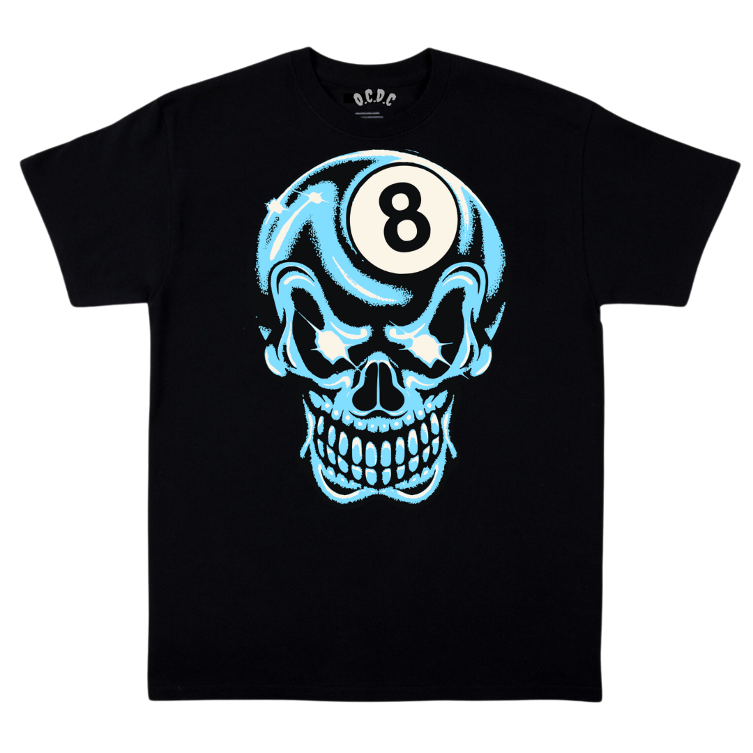 8 Ball Skull Tee
