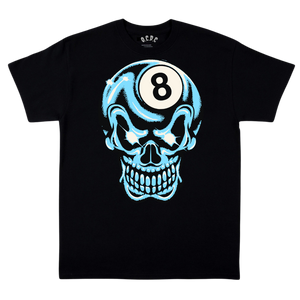 8 Ball Skull Tee