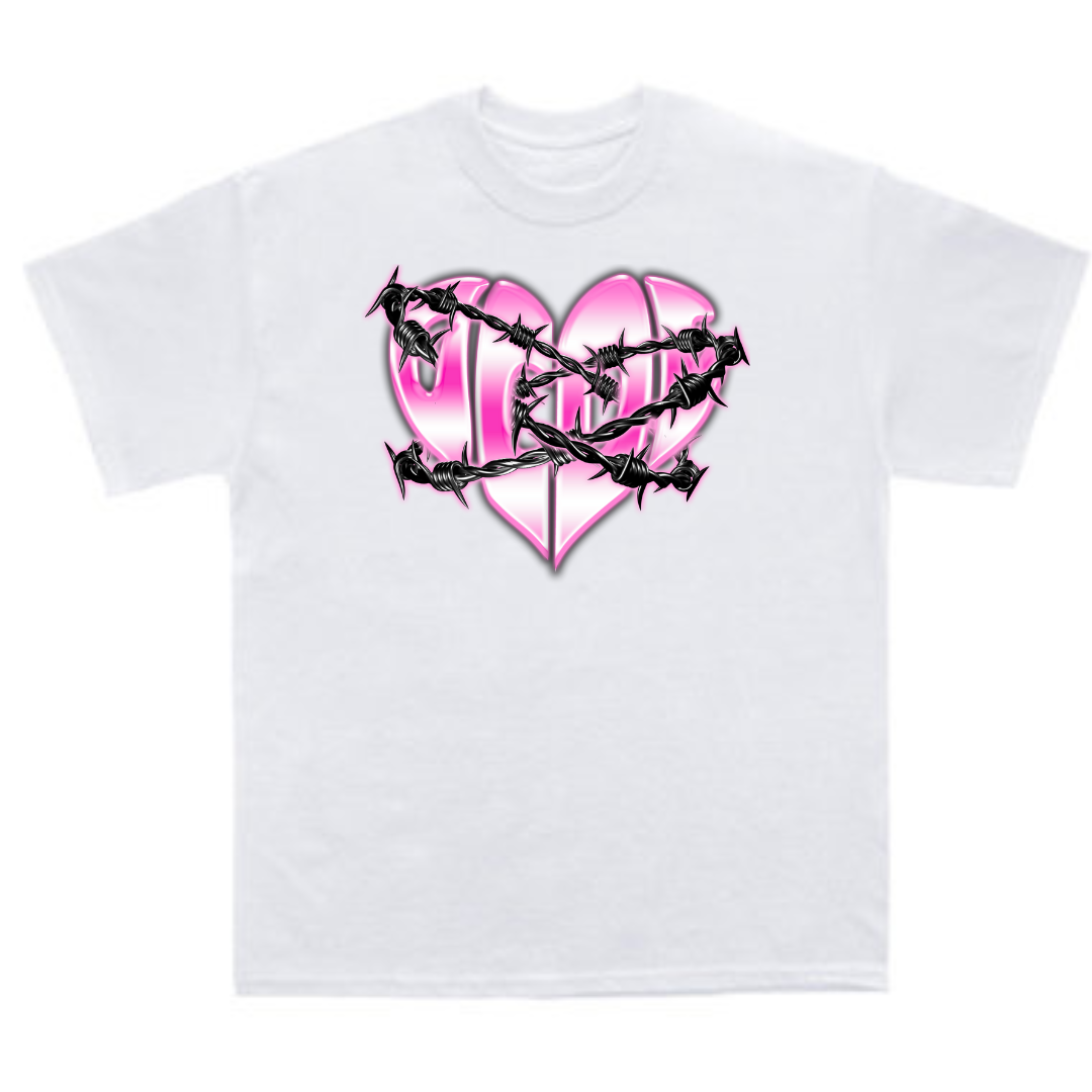 Barbwire Heart Logo Tee